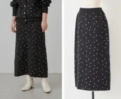 ニットスカート ロングスカート