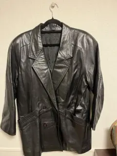 ラムレザージャケット　古着