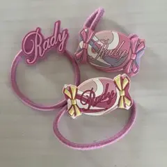 Rady ヘアゴム 3点セット ピンク　キャンディー