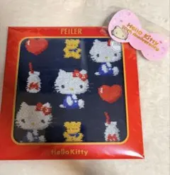 【おまけ付き】フェイラー　サンリオ　ハンカチ　ハローキティ　キティーのサムネイル
