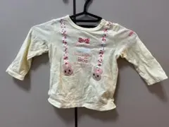 HOT BISCUITS クリーム色 長袖Tシャツ 90cm