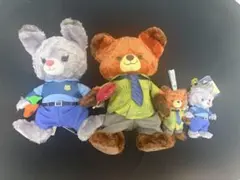 ユニベアシティ パウキャロット パウシクル ぬいぐるみキーホルダー