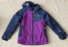 パタゴニア キッズ スキーウェア ジャケット M フード取り外し可 雪遊び