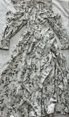 SNIDEL プリントフリルワンピース SWFO225159