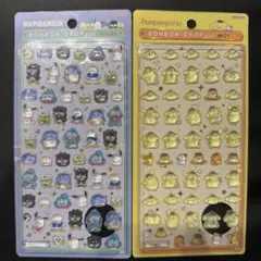 【正規品】ボンボンドロップシールmini はぴだんぶい　ポムポムプリン2枚セット
