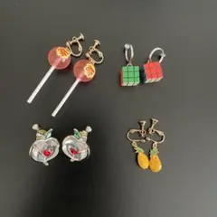 ユニークデザイン イヤリングセット