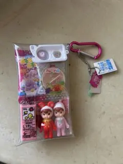 ガチャ詰めポーチ　ピンク系　お菓子ガチャガチャのサムネイル
