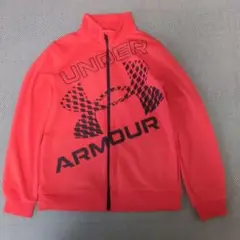 ②UNDER ARMOUR オレンジ ジャージ ジャケット 150