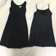 MELROSE 絹 100％ブラック ノースリーブ ワンピース サイズ3