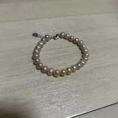値下げ‼︎ピンク系パールブレスレット
