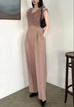 mystic 大人気即完 激かわ×上品 [森川企画]ノースリフェザーTOPS 