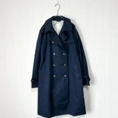 1717 ビス トレンチコート ネイビー スプリング Ｌ ダブル レディースのサムネイル