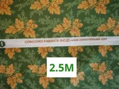 USAコットン生地 どんぐり柄　CONCORD FABRICS　ヴィンテージ