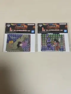 ドラゴンボール 一番くじ　I賞プリズムステッカー　2種