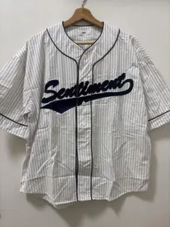 WEGO ベースボールシャツ ストライプ Sentiment