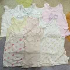 ユニクロ他 タンクトップ肌着10枚セット 100
