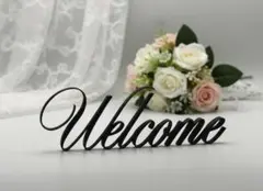 ウェルカムサインオブジェWelcome