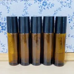 ロールオンボトル 10ml5本 遮光瓶 アロマオイル用 スポイト、漏斗付きのサムネイル