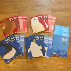 予習シリーズ国語4〜5年生上下、予習シリーズ算数4〜5年生上下、四科のまとめ算数