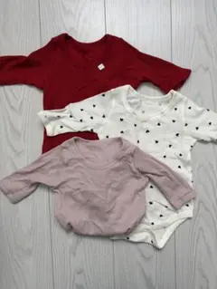 ベビー長袖肌着 70［3点セット］