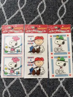 未開封！！スヌーピー デコレーションシール 3枚セット