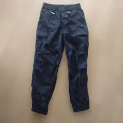 【１２０cm】 ナイロン 黒色長ズボン