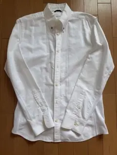 junhashimoto ホワイト ボタンダウンシャツ