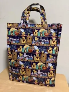 Harrods ハロッズ エコバッグ ビニールト一トバック　熊　ベア