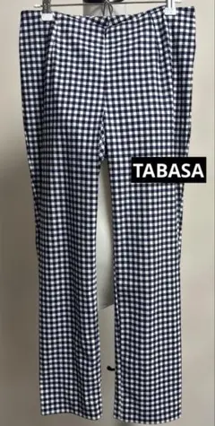 TABASA タバサ カジュアルパンツ ギンガムチェック