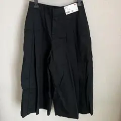 UNIQLO コットンキュロット ブラック M