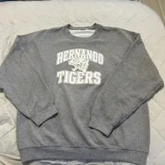 HERNANDO TIGERS スウェット グレー　古着