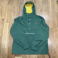 HUMAN MADE ナイロン アノラックパーカー オリーブ M - メルカリ