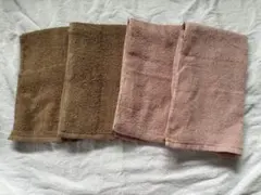 55ヒオリエ.フェイスタオル4枚セット.B 品. ロング丈.260匁.日本製のサムネイル