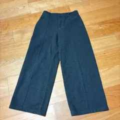 ユニクロ ブラッシュドジャージーワイドパンツ