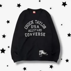 ク*0様 CONVERSE サーマルロンT y2k ブラック Mのサムネイル