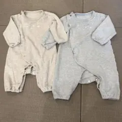 淡色ロンパースセット☆70〜80