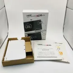 【希少】任天堂 NEW ニンテンドー3DSLL 本体 パールホワイト IPS液晶