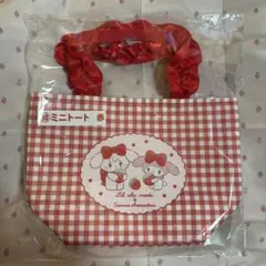 サンリオ mikko リルアラモード くじ ミニトートバッグ 赤