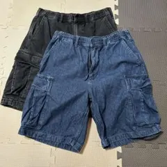 GU ハーフパンツ　ショートパンツ　ハーフカーゴパンツ　2点　Mサイズ