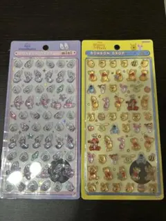 ウィニー・ザ・プー BONBON DROP mini シール2枚セット