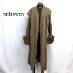 MY1617■milaowen■ミラオーウェン　ロングニットカーディガン　M