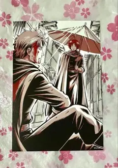 銀魂　吉原大炎上　神威　阿伏兎　第6弾　特典　エンディングイラスト ポストカード