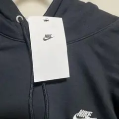 【新品・正規品】 NIKE パーカー ビッグサイズ 黒 刺繍ロゴ 裏毛フード