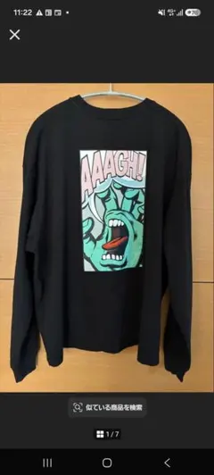SANTA CRUZ サンタクルーズ　バックプリント　ロンT