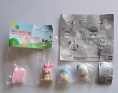 3点 サンリオキャラクターズ ブランコ マイメロディ、ふわふわフロッキードール2