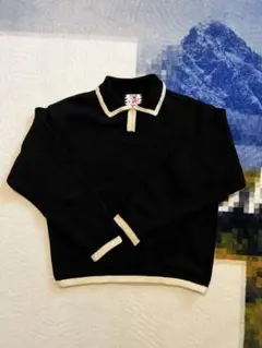 SON OF THE CHEESE ポロネックニット M ブラック