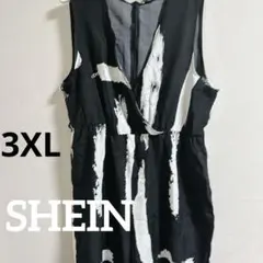 SHEIN CURVE 3XL ノースリーブワンピース