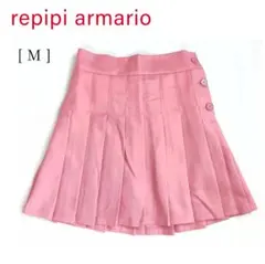 【レピピアルマリオ】⭐プリーツスカート Mサイズ ピンク インナーパンツ付き