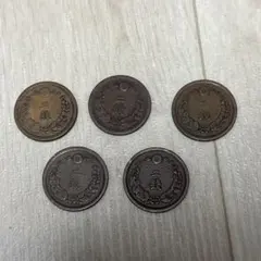 二銭銅貨 5枚セット
