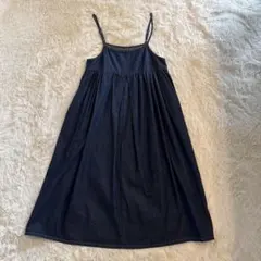 しまむらSEASON REASON シーズンリーズンデニムキャミワンピースL